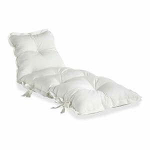 Bílý variabilní futon vhodný do exteriéru Karup Design OUT™ Sit&Sleep White