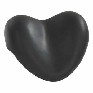 Černá opěrná podložka do vany Wenko Bath Pillow Black, 25 x 11 cm