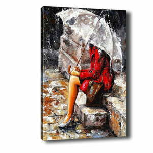 Obraz Tablo Center Waiting in the Rain, 40 x 60 cm