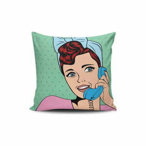 Polštář s příměsí bavlny Cushion Love Pop Art, 45 x 45 cm