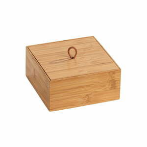 Bambusový box s víkem Wenko Terra, šířka 15 cm