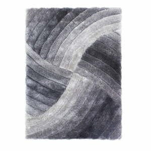 Šedý koberec Flair Rugs Furrow, 80 x 150 cm