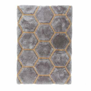 Šedý koberec Flair Rugs Honeycomb, 80 x 150 cm
