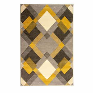 Šedo-žlutý koberec Flair Rugs Nimbus, 160 x 230 cm