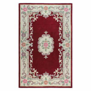 Červený vlněný koberec Flair Rugs Aubusson, 120 x 180 cm