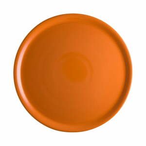 Oranžový porcelánový talíř na pizzu Brandani Pizza, ⌀ 31 cm