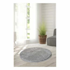Světle šedý koberec Milano, ⌀ 90 cm