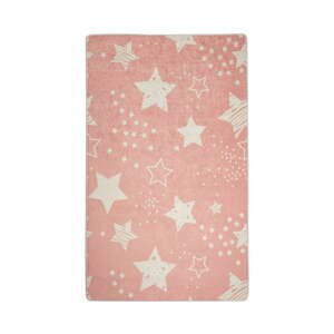 Dětský koberec Pink Stars, 140 x 190 cm