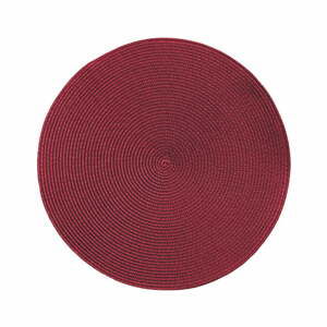 Červené kulaté prostírání Tiseco Home Studio Round Chambray, ø 38 cm