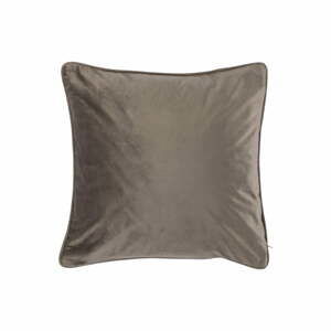 Tmavě béžový polštář Tiseco Home Studio Velvety, 45 x 45 cm