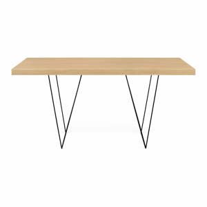 Stůl s černými nohami TemaHome Multi, 160 x 77 cm