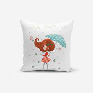 Povlak na polštář Minimalist Cushion Covers Girl With Umbrella, 45 x 45 cm