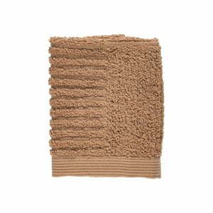 Jantarově hnědý ručník ze 100% bavlny na obličej Zone Classic Amber, 30 x 30 cm