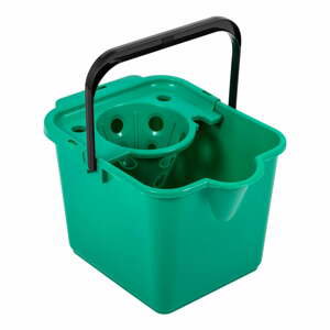 Zelený kbelík na mop Addis Pail & Wringer