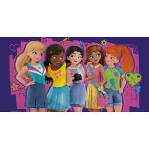 Dětský bavlněný ručník Halantex Lego Friends Girls, 70 x 140 cm