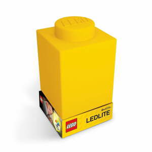 Žluté silikonové noční světýlko LEGO® Classic Brick