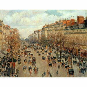 Reprodukce obrazu Camille Pissarro - Boulevard Montmartre Eremitage, 90 x 70 cm