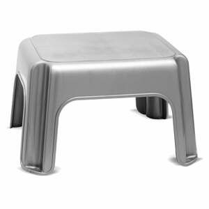 Šedá stolička Addis Step Stool Metallic