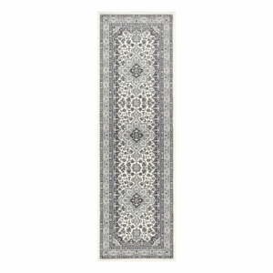 Krémově-šedý koberec Nouristan Parun Tabriz, 80 x 250 cm