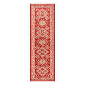 Červený koberec Nouristan Saricha Belutsch, 80 x 250 cm