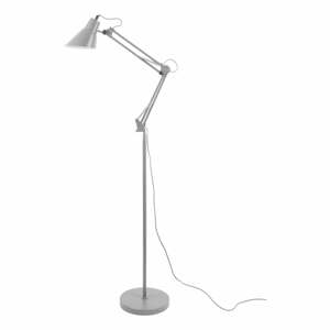 Šedá železná stojací lampa Leitmotiv Fit