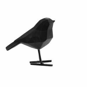 Černá dekorativní soška PT LIVING Bird, výška 13,5 cm