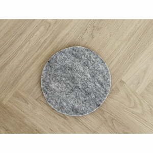 Ocelově šedý plstěný podtácek z vlny Wooldot Felt Coaster, ⌀ 20 cm