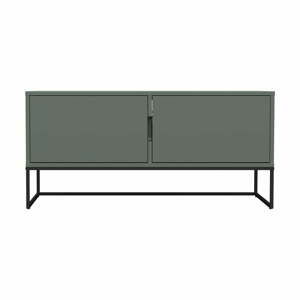 Šedozelený TV stolek 118x57 cm Lipp - Tenzo