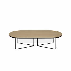 Konferenční stolek s dubovou dýhou TemaHome