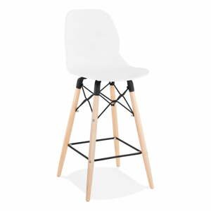 Bílá barová židle Kokoon Marcel Mini, výška sedu 68 cm