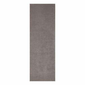 Tmavě šedý běhoun Mint Rugs Supersoft, 80 x 250 cm