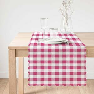 Běhoun na stůl Minimalist Cushion Covers Pink Flannel, 45 x 140 cm