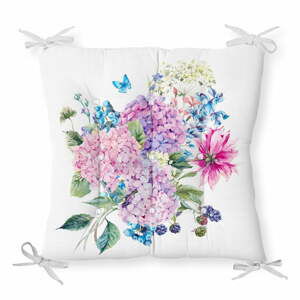 Podsedák s příměsí bavlny Minimalist Cushion Covers Bouquet, 40 x 40 cm