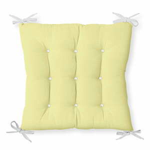 Podsedák s příměsí bavlny Minimalist Cushion Covers Lime, 40 x 40 cm