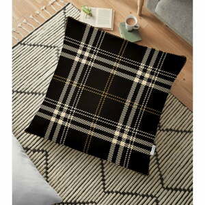 Povlak na polštář s příměsí bavlny Minimalist Cushion Covers Squares, 70 x 70 cm