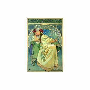 Reprodukce obrazu Alfons Mucha - Princess Hyazin, 60 x 40 cm
