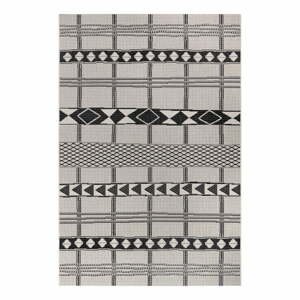 Černo-šedý venkovní koberec Ragami Madrid, 80 x 150 cm