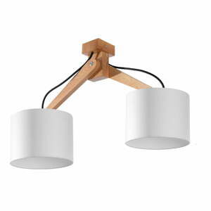 Bílé stropní svítidlo Nice Lamps Donna, délka 55 cm