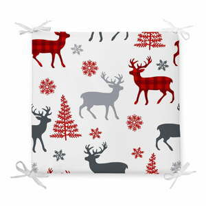 Vánoční podsedák s příměsí bavlny Minimalist Cushion Covers Holly Night, 42 x 42 cm