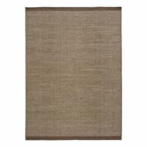 Hnědý vlněný koberec Universal Kiran Liso, 120 x 170 cm