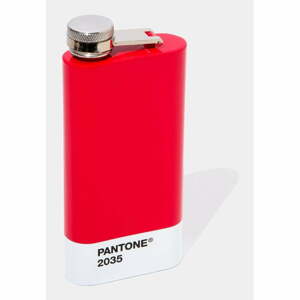 Červená nerezová placatka 150 ml Red 2035 – Pantone