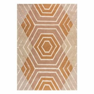 Béžový vlněný koberec Flair Rugs Harlow, 160 x 230 cm