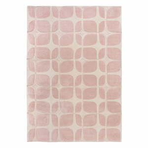 Růžový koberec Flair Rugs Mesh, 120 x 170 cm