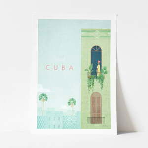 Plakát Travelposter Cuba, A3