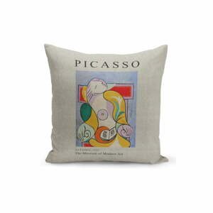 Polštář s výplní Kate Louise Picasso Read, 43 x 43 cm
