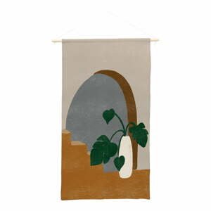 Textilní nástěnná dekorace Surdic Plants, 90 x 140 cm