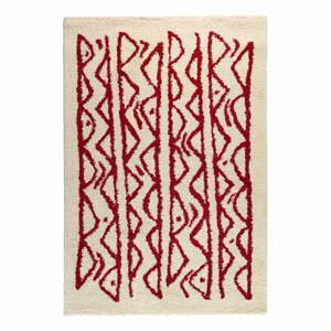 Krémovo-červený koberec Le Bonom Morra, 120 x 180 cm