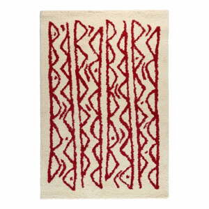 Krémovo-červený koberec Le Bonom Morra, 140 x 200 cm