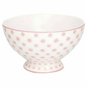 Růžová porcelánová miska na polévku Green Gate Laurie, ø 15 cm