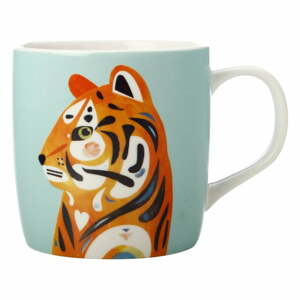 Modrý porcelánový hrnek Maxwell & Williams Pete Cromer Tiger, 375 ml